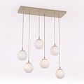 Emibig Emibig COSMO 6 MOKKA OPAL - Modern pendant lamp for stylish lighting