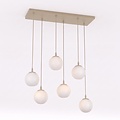Emibig Emibig COSMO 6 MOKKA OPAL - Moderne Pendelleuchte für stilvolle Beleuchtung