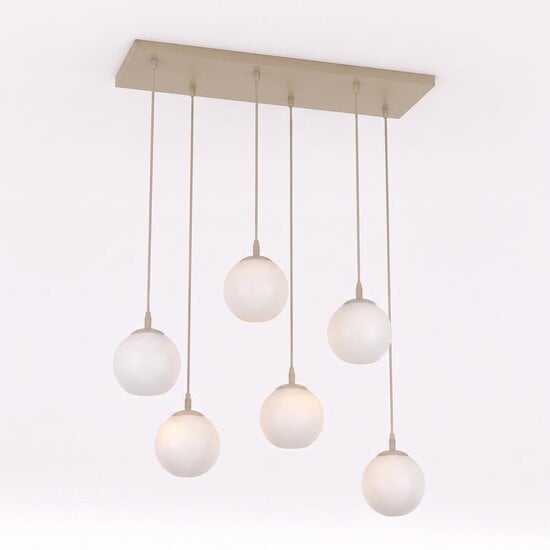 Emibig Emibig COSMO 6 MOKKA OPAL - Modern pendant lamp for stylish lighting
