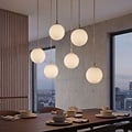 Emibig Emibig COSMO 6 MOKKA OPAL - Modern pendant lamp for stylish lighting