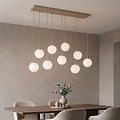Emibig COSMO 9 MOKKA OPAL - Lampe suspendue moderne pour un éclairage élégant