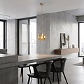 Emibig Emibig COSMO 1 MOKKA AMBER - Moderne hanglamp voor sfeervolle verlichting