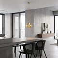 Emibig Emibig COSMO 1 MOKKA AMBER - Moderne Pendelleuchte für stilvolle Beleuchtung