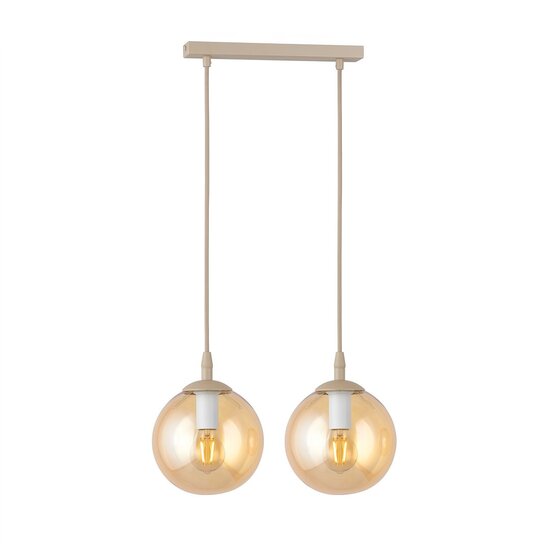 Emibig Emibig COSMO 2 MOKKA AMBER - Lampe suspendue moderne pour un éclairage élégant