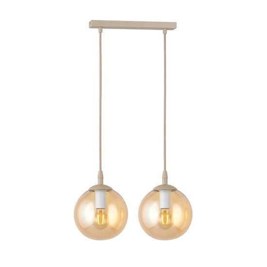Emibig Emibig COSMO 2 MOKKA AMBER - Moderne Pendelleuchte für stilvolle Beleuchtung
