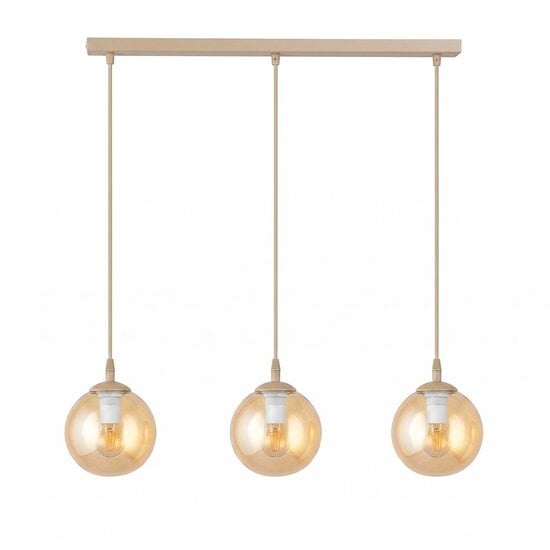 Emibig Emibig COSMO 3 MOKKA AMBER - Lámpara colgante moderna para una iluminación acogedora