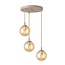 Emibig Emibig COSMO 3PREM MOKKA AMBER - Moderne Pendelleuchte für stilvolle Beleuchtung