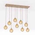 Emibig Emibig COSMO 9 MOKKA AMBER - Modern pendant lamp for stylish lighting