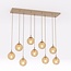 Emibig Emibig COSMO 9 MOKKA AMBER - Modern pendant lamp for stylish lighting