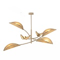 Emibig LOTUS 6 MOKKA/RATTAN - Modern ceiling lamp for stylish lighting