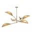 Emibig LOTUS 6 MOKKA/RATTAN - Moderne Deckenlampe für stilvolle Beleuchtung