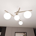 Emibig Emibig SMART 4 MOKKA OPAL - Lámpara de techo moderna para una iluminación elegante
