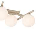 Emibig Emibig SMART 4 MOKKA OPAL - Lámpara de techo moderna para una iluminación elegante