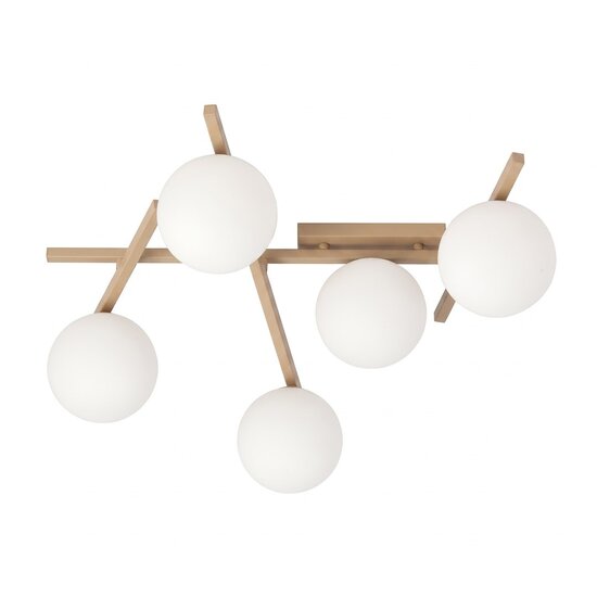 Emibig SMART 5 MOKKA OPAL - Modern ceiling lamp for any space