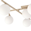 Emibig SMART 5 MOKKA OPAL - Moderne plafondlamp voor elke ruimte