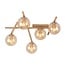 Emibig SMART 5 MOKKA AMBER - Moderne plafondlamp voor sfeervolle verlichting