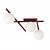Emibig Emibig SMART 3 BURGUNDY OPAL