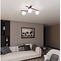 Emibig Emibig SMART 3 BURGUNDY OPAL - Moderne plafondlamp voor sfeervolle verlichting