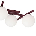 Emibig Emibig SMART 4 BURGUNDY OPAL - Modern plafondlamp voor sfeervolle verlichting
