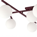 Emibig SMART 5 BURGUNDY OPAL - Lampe de plafond moderne pour une illumination élégante