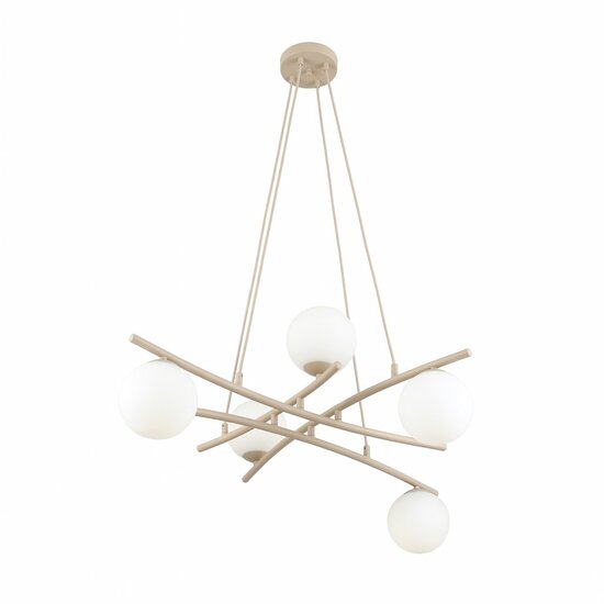 Emibig Emibig ESSA 5 MOKKA OPAL - Stijlvolle hanglamp voor elke ruimte