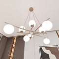 Emibig Emibig ESSA 8 MOKKA OPAL - Lampe suspendue moderne pour un éclairage élégant
