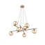 Emibig Emibig ESSA 8 MOKKA AMBER - Modern pendant lamp for a cozy atmosphere