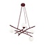 Emibig Emibig ESSA 5 BURGUNDY OPAL - Moderne Pendelleuchte für stilvolle Beleuchtung