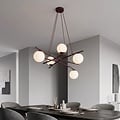 Emibig Emibig ESSA 5 BURGUNDY OPAL - Moderne hanglamp voor sfeervolle verlichting