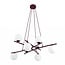Emibig Emibig ESSA 8 BURGUNDY OPAL - Modern pendant lamp for stylish lighting