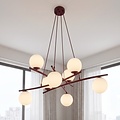 Emibig Emibig ESSA 8 BURGUNDY OPAL - Moderne Pendelleuchte für stilvolle Beleuchtung
