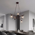 Emibig Emibig ESSA 5 BURGUNDY TRANSPARENT - Lámpara colgante moderna para una iluminación elegante