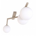 Emibig NATON 3 MOKKA OPAL - Lámpara de techo moderna para una iluminación elegante