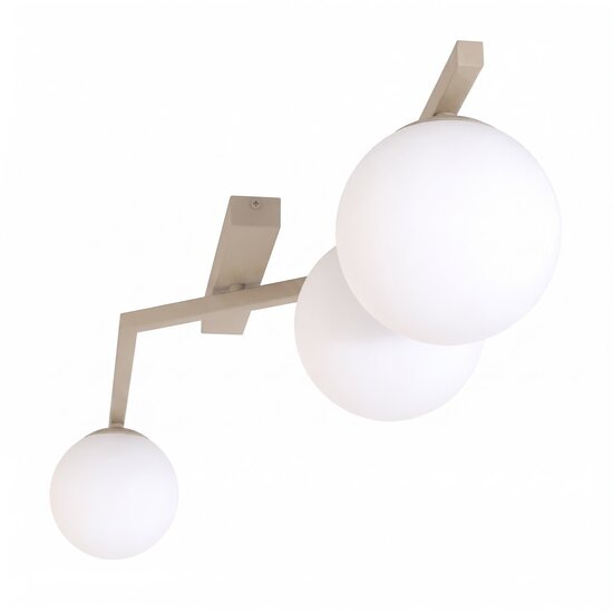 Emibig NATON 3 MOKKA OPAL - Modern ceiling lamp for stylish lighting