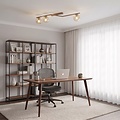 Emibig NATON 3 MOKKA AMBER - Moderne plafondlamp voor sfeervolle verlichting