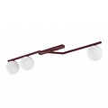 Emibig NATON 3 BURGUNDY OPAL - Lámpara de techo moderna para una iluminación elegante