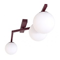 Emibig NATON 3 BURGUNDY OPAL - Moderne Deckenlampe für stilvolle Beleuchtung
