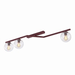 NATON 3 BURGUNDY TRANSPARENT