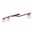 Emibig NATON 3 BURGUNDY TRANSPARENT - Moderne Deckenlampe für stilvolle Beleuchtung