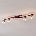 Emibig NATON 4 BURGUNDY TRANSPARENT - Modern ceiling lamp for stylish lighting