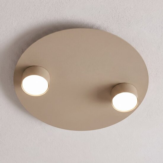 Emibig BOLX 2 MOKKA - Moderne plafondlamp voor sfeervolle verlichting