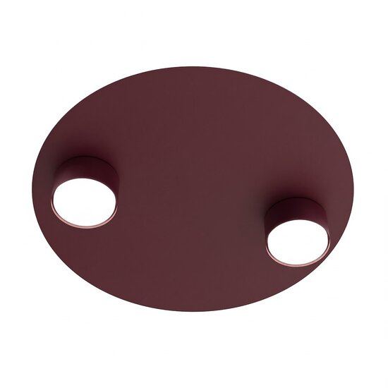 Emibig BOLX 2 BURGUNDY - Lampe de plafond moderne pour une ambiance élégante