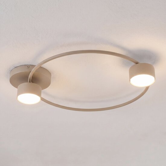 Emibig LUCIO 2 MOKKA - Lámpara de techo minimalista para una atmósfera elegante