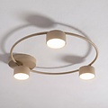 Emibig LUCIO 3 MOKKA - Minimalistische plafondlamp voor sfeervolle verlichting