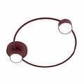 Emibig LUCIO 2 BURGUNDY - Minimalist ceiling lamp for any space