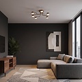 Emibig KURAGE 6 MOKKA - Moderne Deckenlampe für stilvolle Beleuchtung