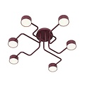 Emibig KURAGE 6 BURGUNDY - Lámpara de techo moderna para una iluminación elegante