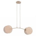 Emibig Emibig MOTIF 2 MOKKA NATURAL - Moderne Pendelleuchte für gemütliches Licht