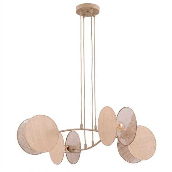 Emibig Emibig MOTIF 4 MOKKA NATURAL - Moderne hanglamp voor sfeervolle verlichting