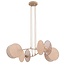 Emibig Emibig MOTIF 4 MOKKA NATURAL - Moderne Pendelleuchte für stilvolle Beleuchtung